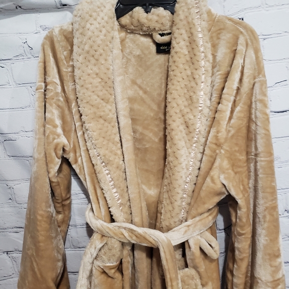 LOTUS LINEN Women Soft Plush Robes Luxury Fluffy Robe M/L - Picture 4 of 7